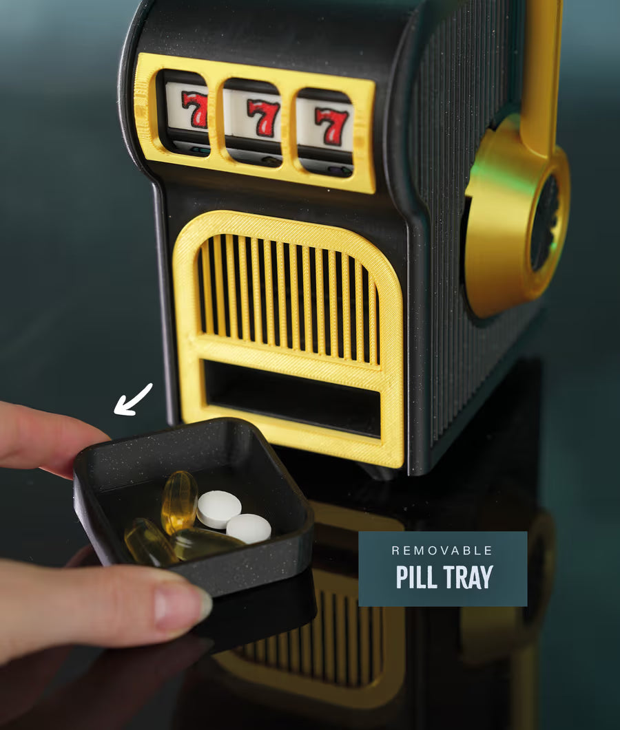 Pill-O-Matic™ – Slot Machine Pill Dispenser