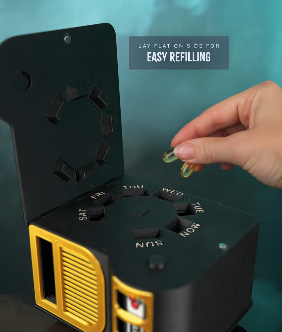 Pill-O-Matic™ – Slot Machine Pill Dispenser