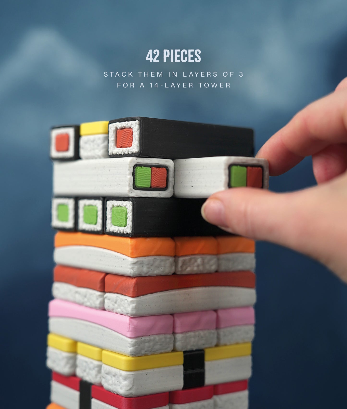 Sushi Stack – Tumble Tower Game